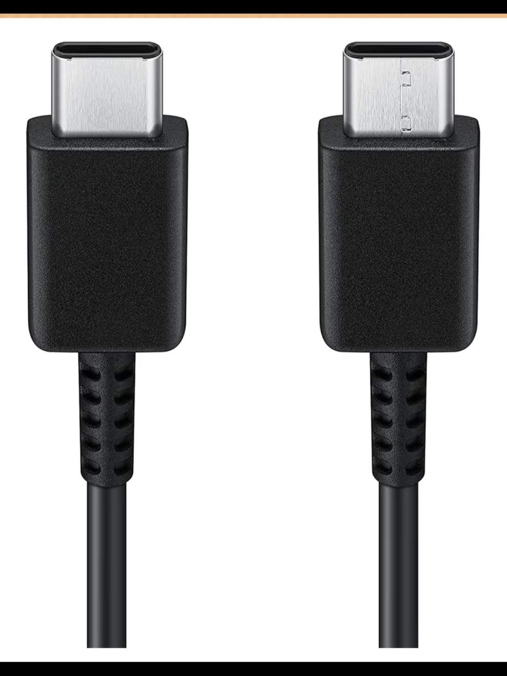 Samsung USB-C to USB-C Cable - Black - Picture 2 of 3